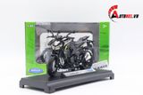  Mô hình xe mô tô Kawasaki Z1000R 2017 black tỉ lệ 1:18 Welly MT18057 