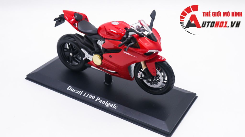 MÔ HÌNH XE DUCATI 1199 PANIGALE 2011 RED 1:12 MAISTO 2222