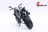  Mô hình xe mô tô Kawasaki Z1000R 2017 black tỉ lệ 1:18 Welly MT18057 