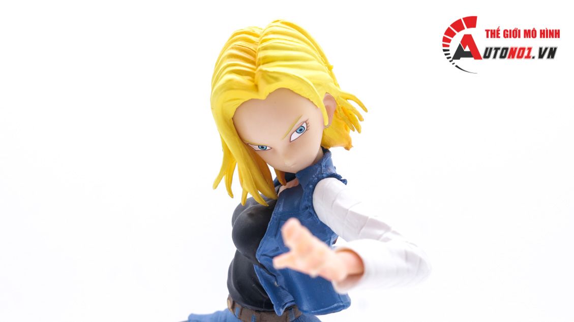  Mô hình nhân vật Dragonball Android 18 16cm đế clear FG230 