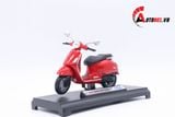  Mô hình xe Vespa gts 125cc 2017 red 1:18 Welly MT078I 