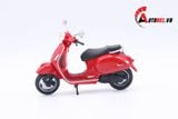  Mô hình xe Vespa gts 125cc 2017 red 1:18 Welly 7171I 