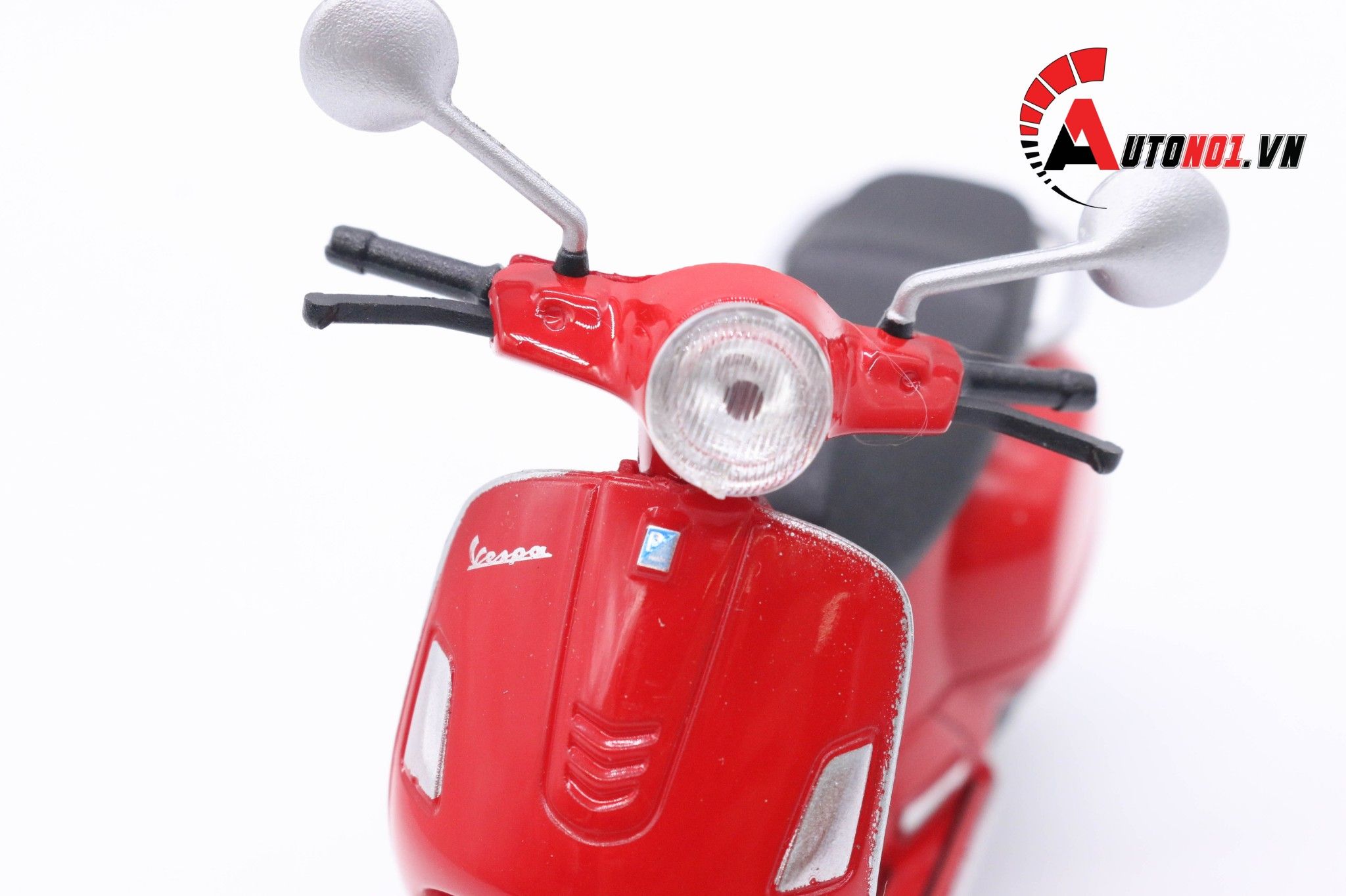  Mô hình xe Vespa gts 125cc 2017 red 1:18 Welly 7171I 