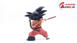  Mô hình nhân vật Dragonball Goku kid mặc đồng phục wudo cầm gậy 13cm FG232 