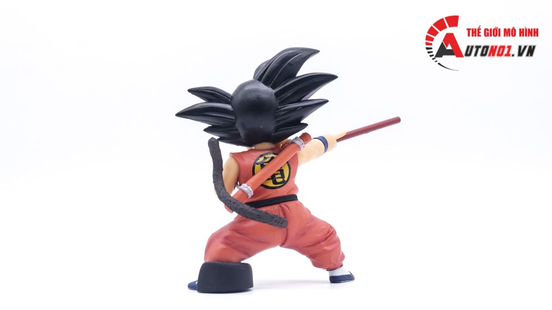  Mô hình nhân vật Dragonball Goku kid mặc đồng phục wudo cầm gậy 13cm FG232 