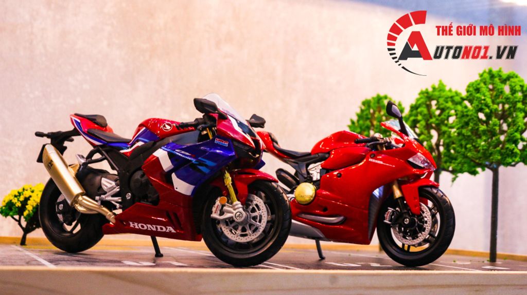 MÔ HÌNH XE DUCATI 1199 PANIGALE 2011 RED 1:12 MAISTO 2222