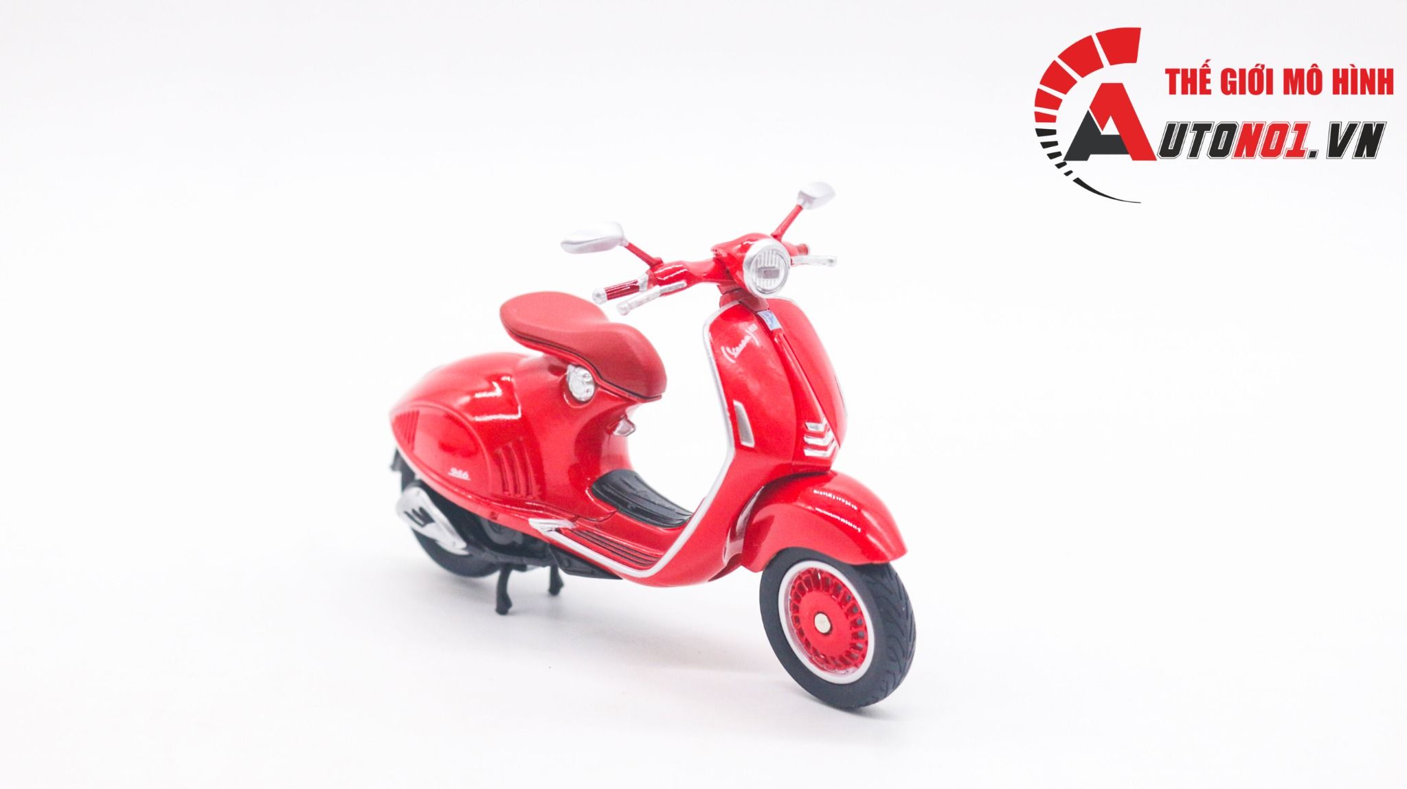  Mô hình xe Vespa 946 RED editon tỉ lệ 1:18 Autono1 Welly D242 