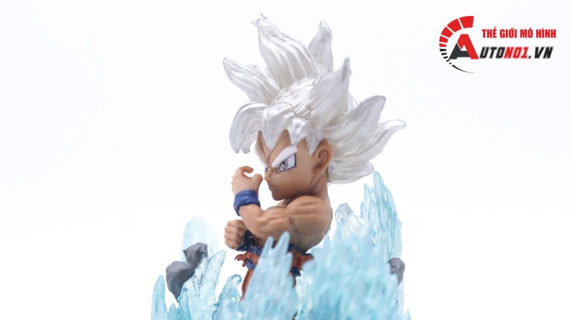  Mô hình nhân vật Dragonball Songoku super saiyan white bản năng vô cực 11 cm FG227 