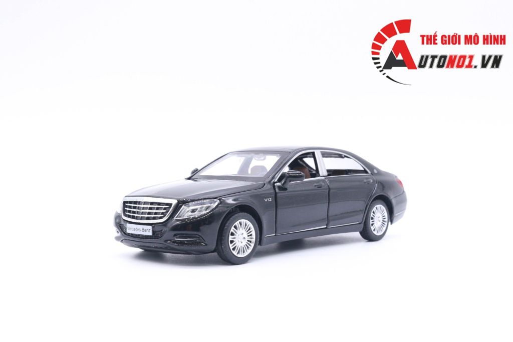 XE MÔ HÌNH MERCEDES-BENZ S600 BLACK 1:32 MSZ CÓ HỘP 4746