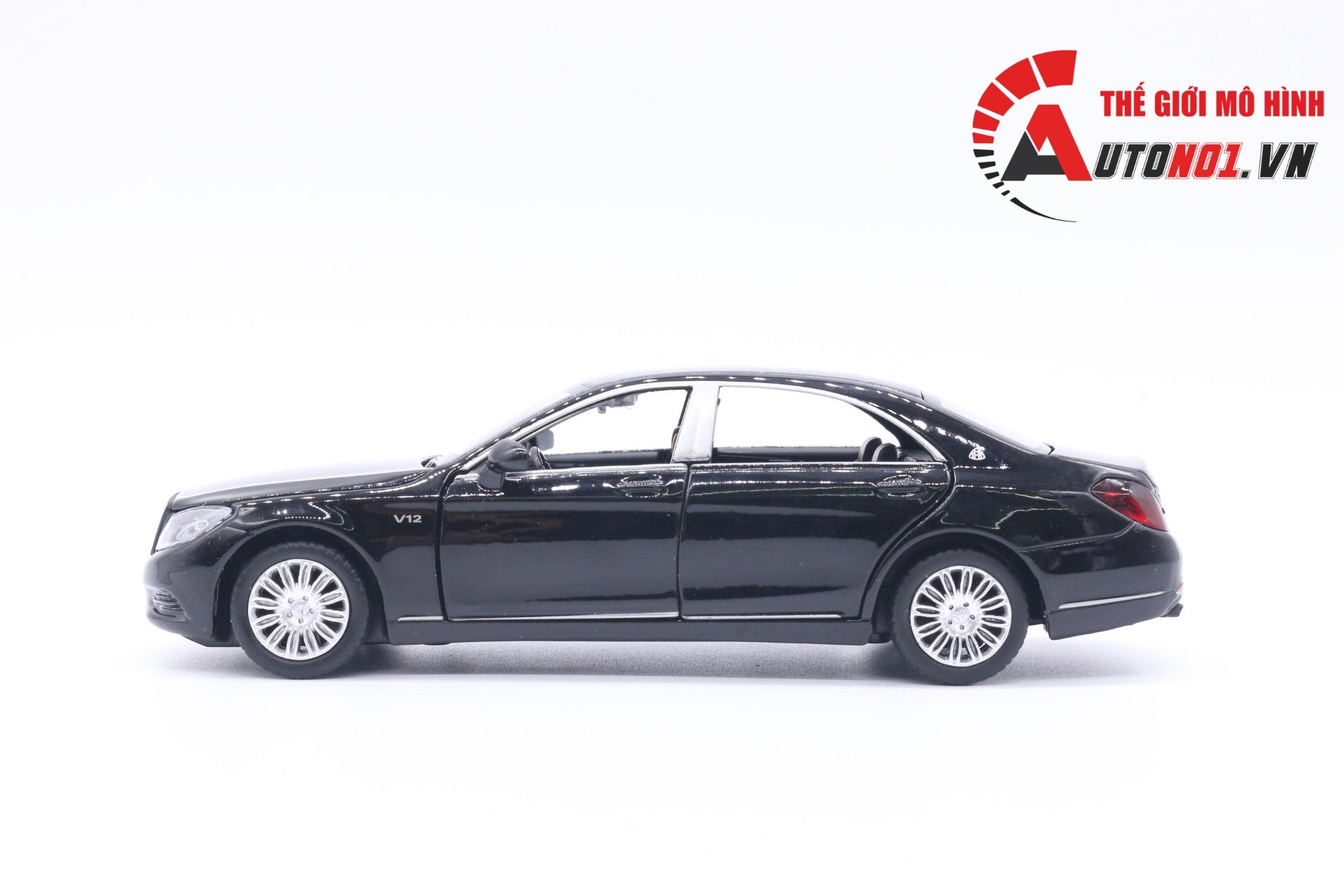 XE MÔ HÌNH MERCEDES-BENZ S600 BLACK 1:32 MSZ CÓ HỘP 4746