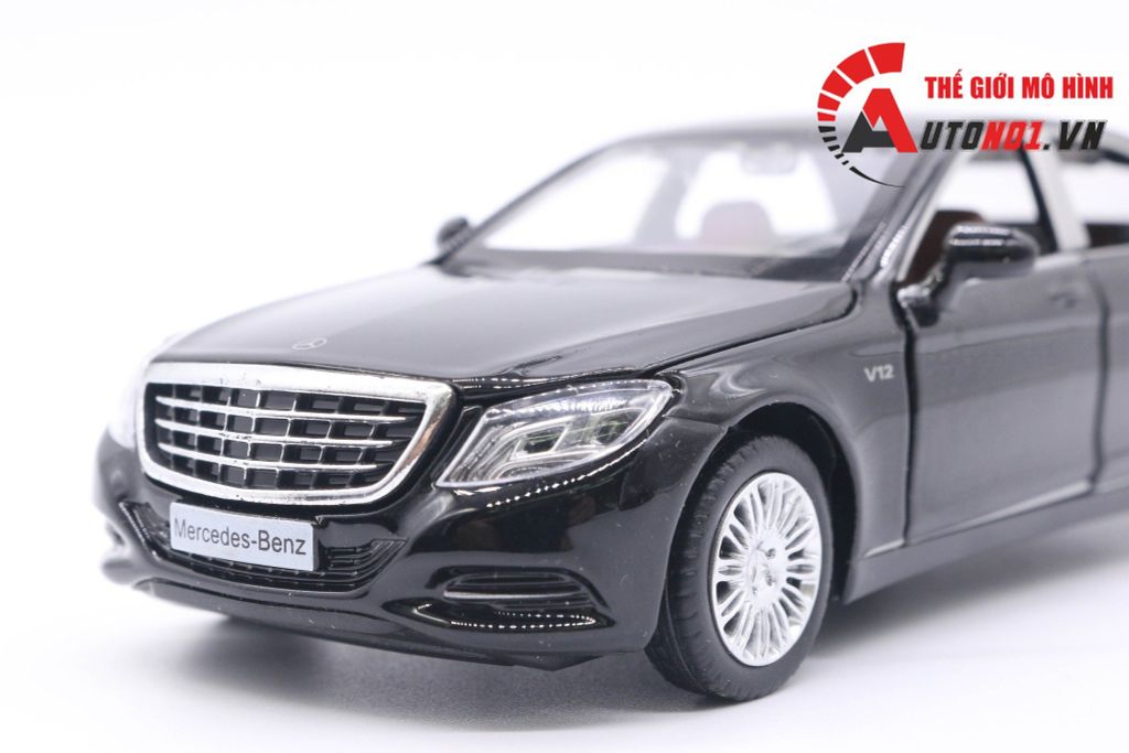 XE MÔ HÌNH MERCEDES-BENZ S600 BLACK 1:32 MSZ CÓ HỘP 4746