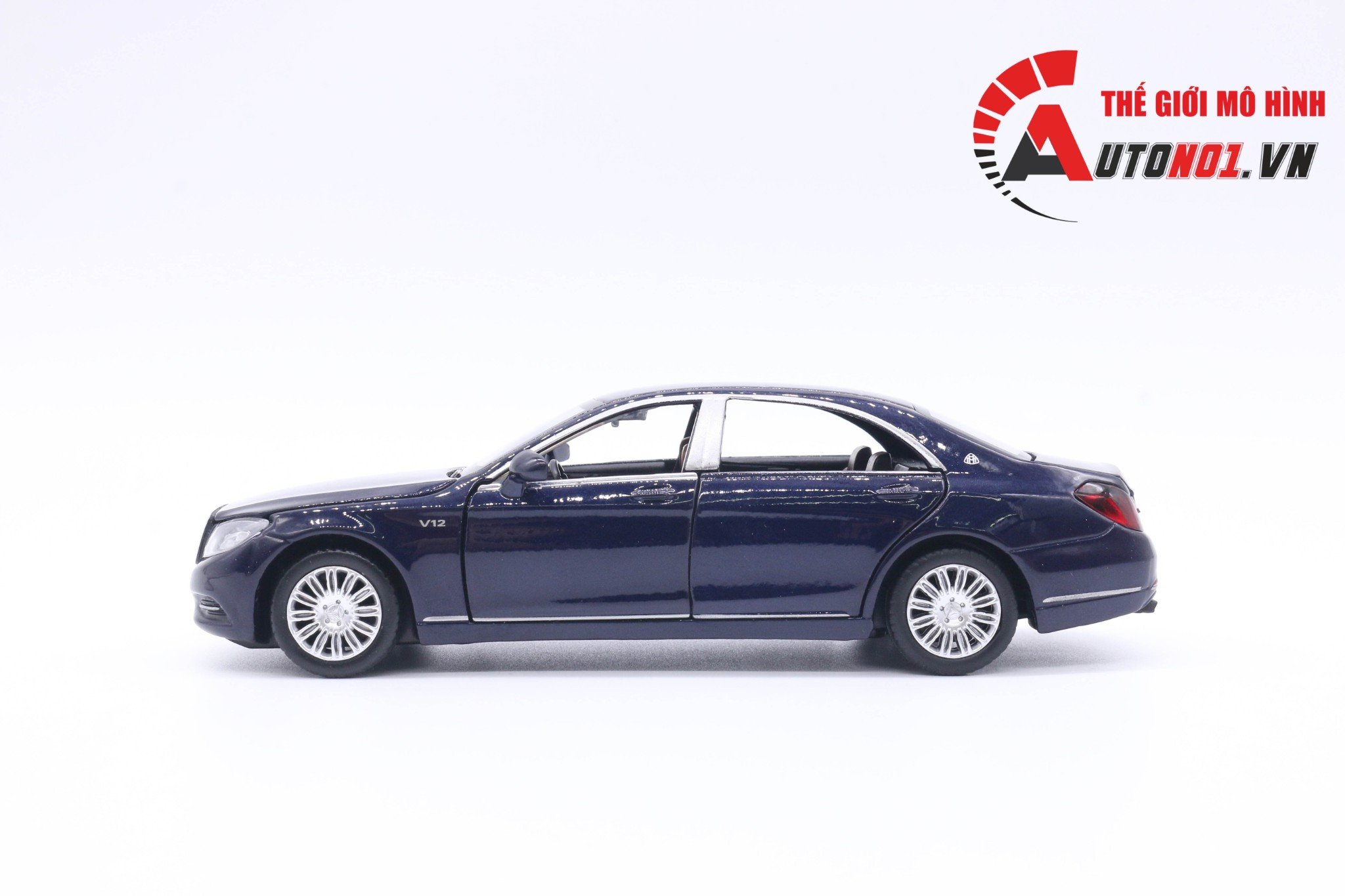 XE MÔ HÌNH MERCEDES-BENZ S600 BLUE 1:32 MSZ CÓ HỘP 4745