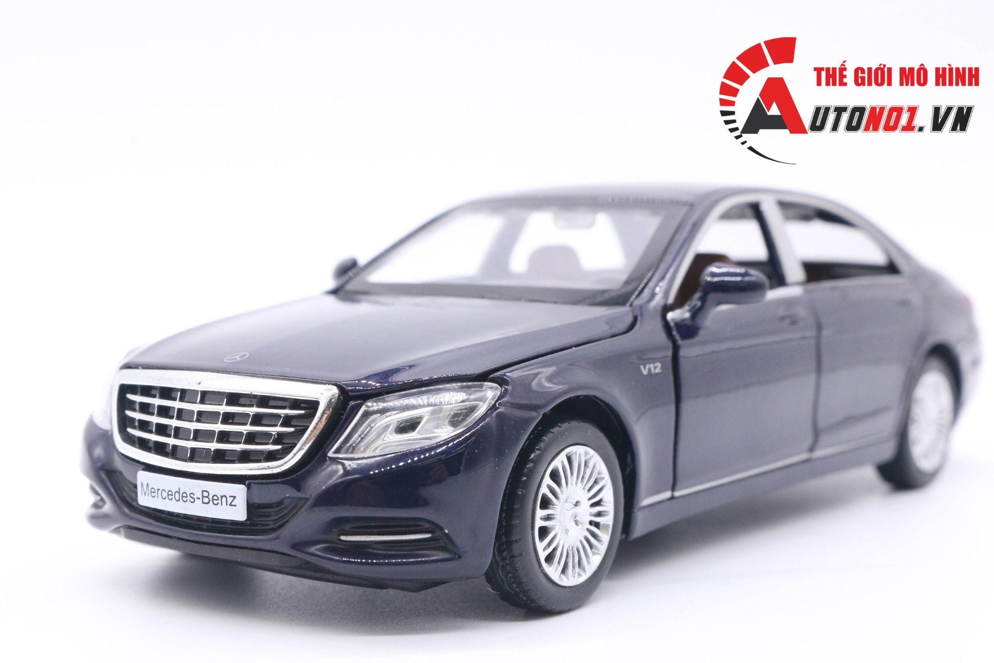  XE MÔ HÌNH MERCEDES-BENZ S600 BLUE 1:32 MSZ CÓ HỘP 4745 