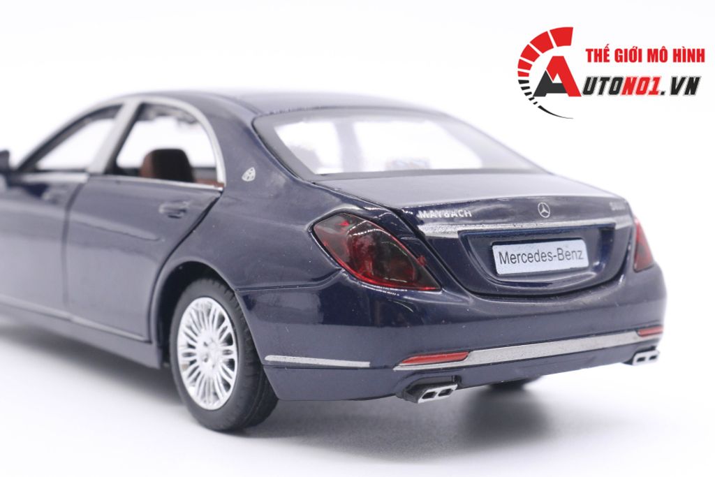 XE MÔ HÌNH MERCEDES-BENZ S600 BLUE 1:32 MSZ CÓ HỘP 4745