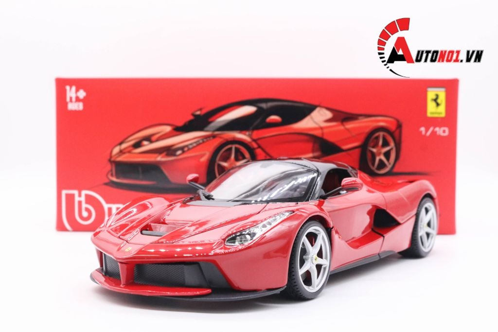 MÔ HÌNH XE FERRARI LAFERRARI RED SIGNATURE 1:18 BBURAGO 2139