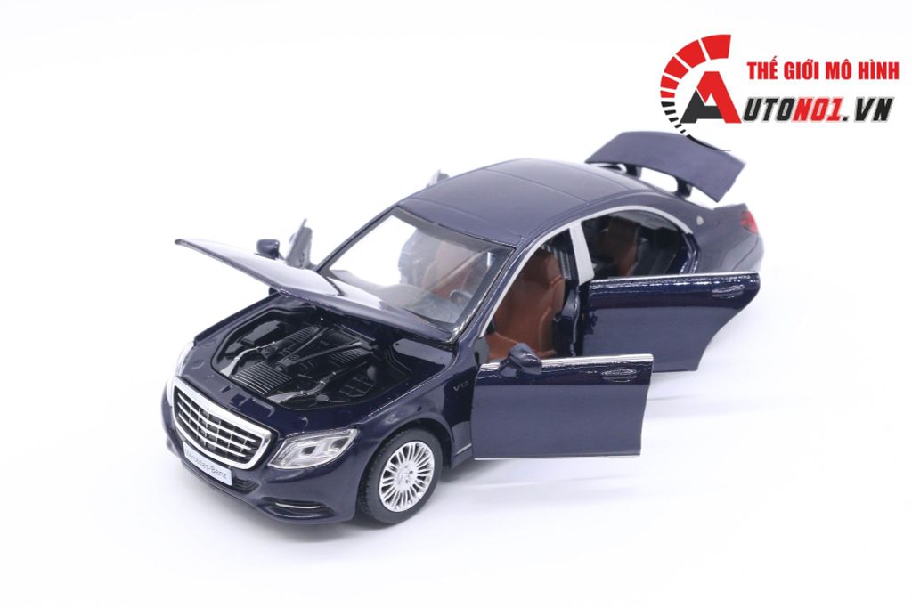 XE MÔ HÌNH MERCEDES-BENZ S600 BLUE 1:32 MSZ CÓ HỘP 4745