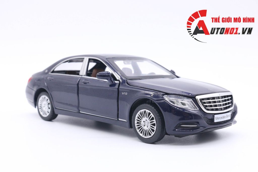 XE MÔ HÌNH MERCEDES-BENZ S600 BLUE 1:32 MSZ CÓ HỘP 4745