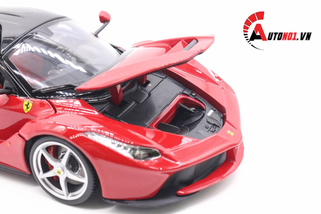 MÔ HÌNH XE FERRARI LAFERRARI RED SIGNATURE 1:18 BBURAGO 2139