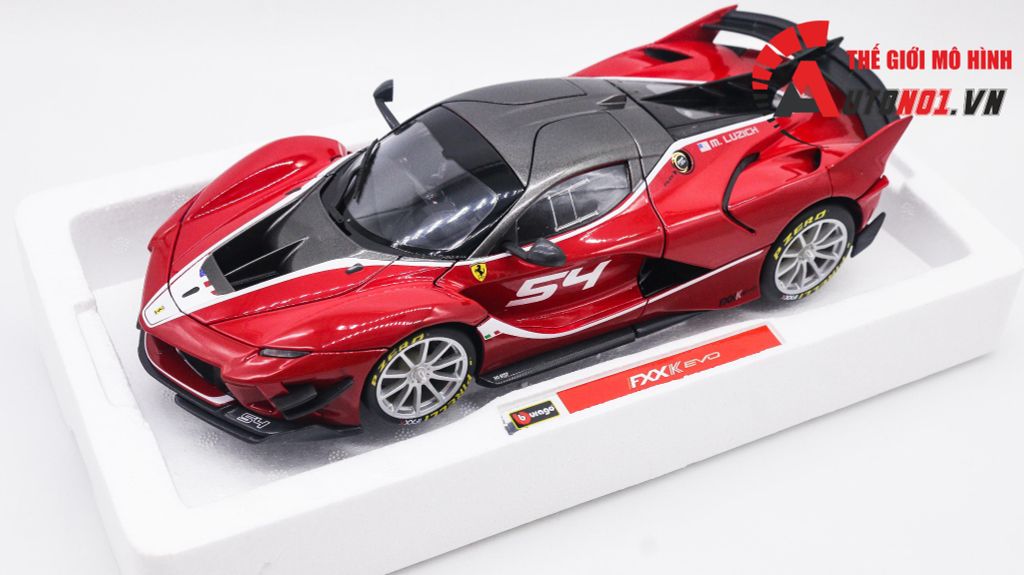 MÔ HÌNH XE FERRARI FXX K EVO 1:18 BBURAGO 8014