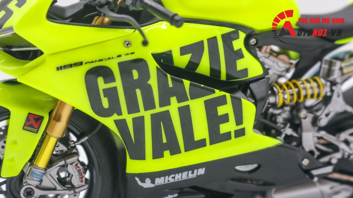  Mô hình xe cao cấp Ducati 1199 Grazzie vale #46 Version 1 1:12 Tamiya D227K 