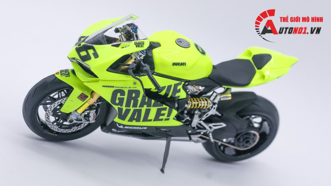  Mô hình xe cao cấp Ducati 1199 Grazzie vale #46 Version 1 1:12 Tamiya D227K 