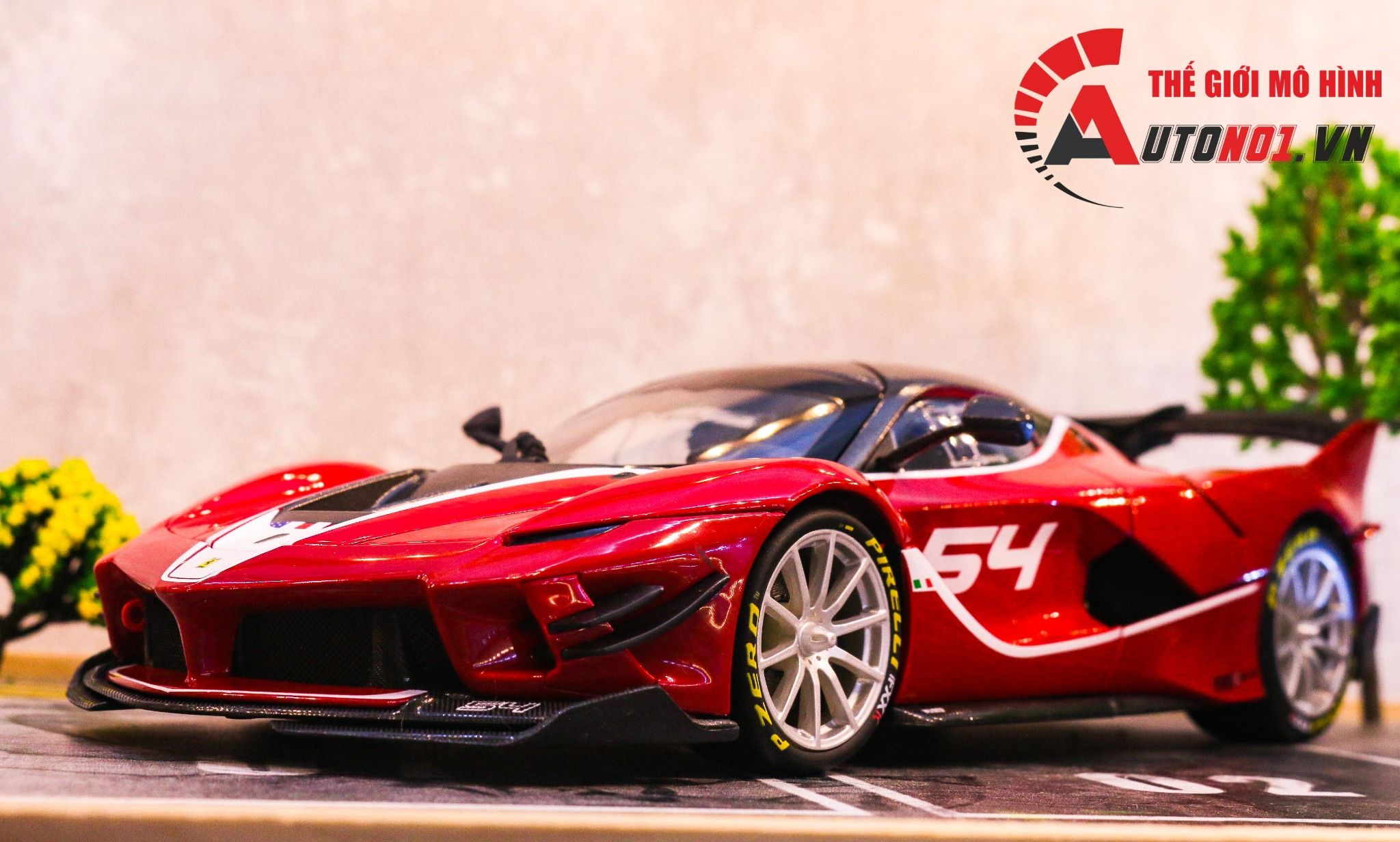  Mô hình xe Ferrari FXX K Evo Signature 1:18 Bburago 8014 