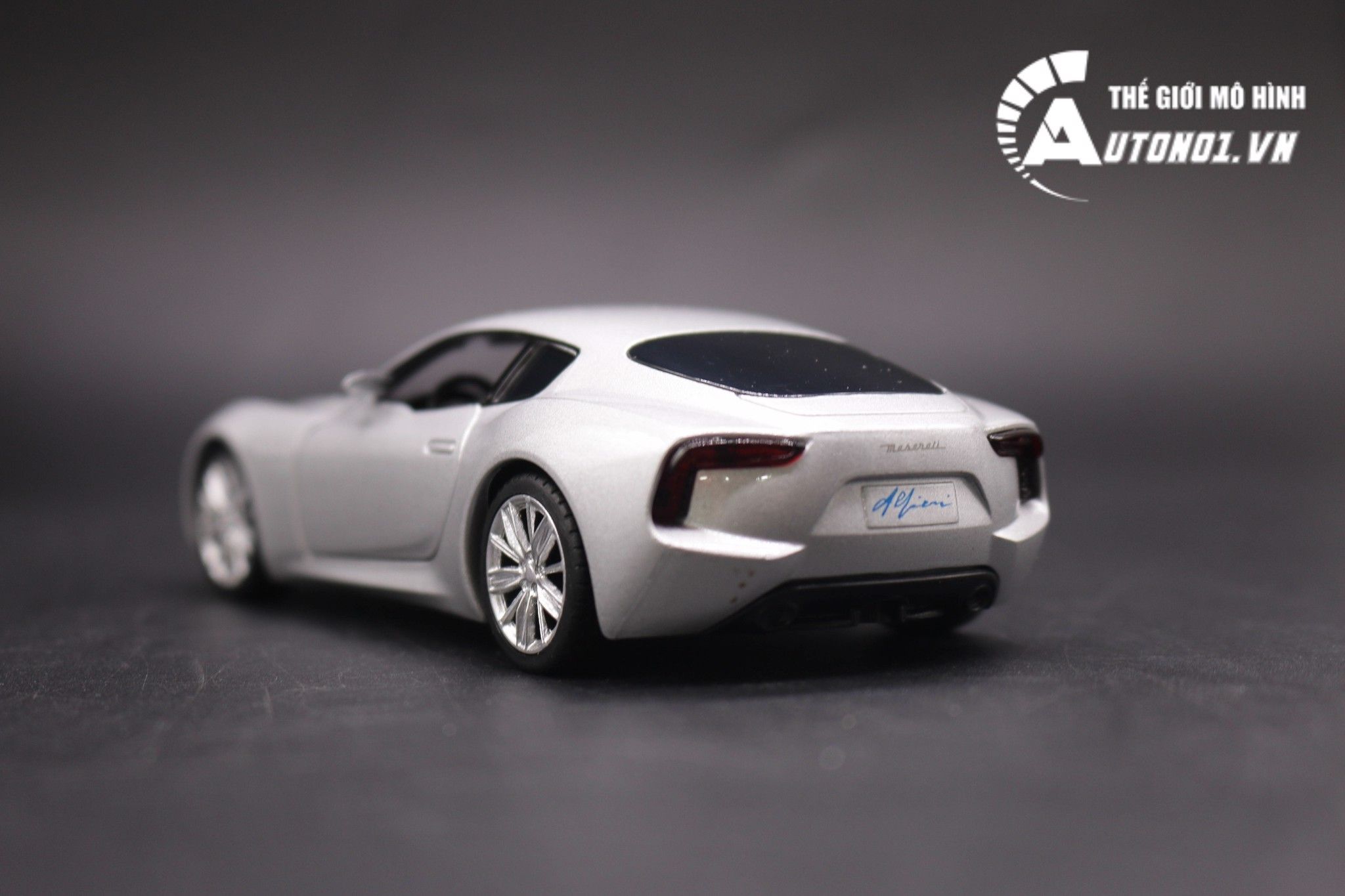  Mô hình xe Maserati Alfieri Silver 1:36 Jackiekim 7381 