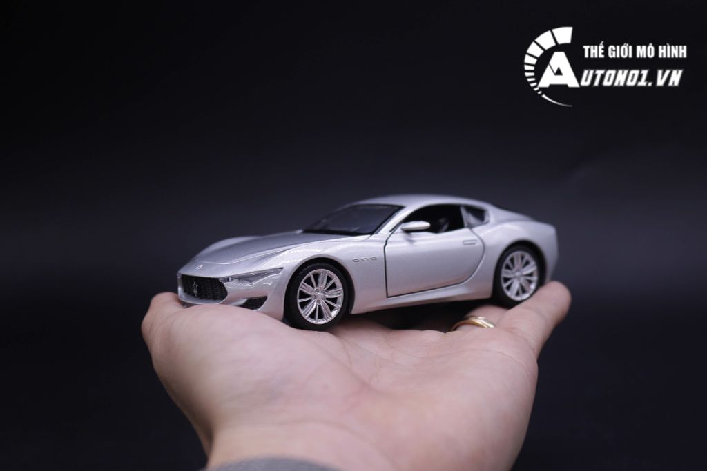 MÔ HÌNH XE MASERATI ALFIERI SILVER 1:36 JACKIEKIM 7381