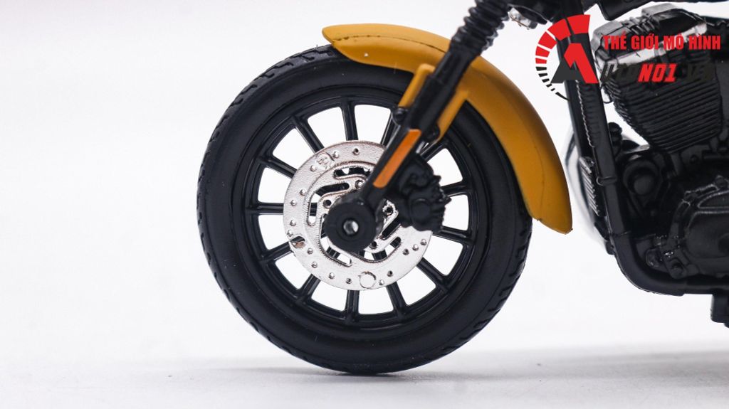 MÔ HÌNH HARLEY DAVIDSON SPORTSTER IRON 883 ORANGE 1:18 MAISTO 7373B