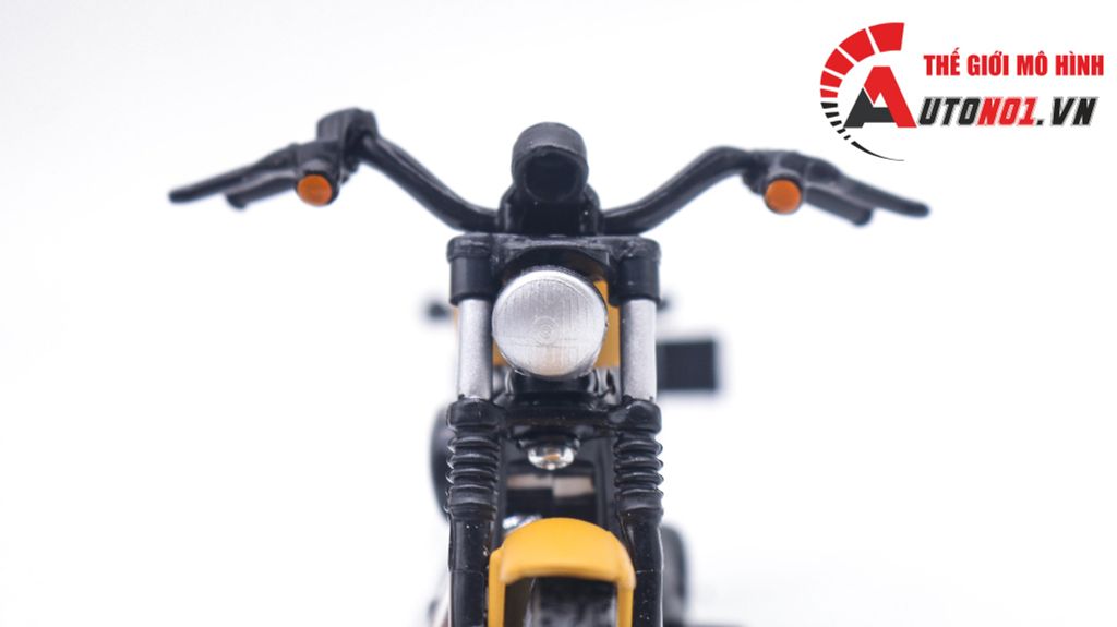 MÔ HÌNH HARLEY DAVIDSON SPORTSTER IRON 883 ORANGE 1:18 MAISTO 7373B