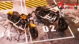  Mô hình xe Harley Davidson sportster iron 883 orange 1:18 Maisto 7373B 