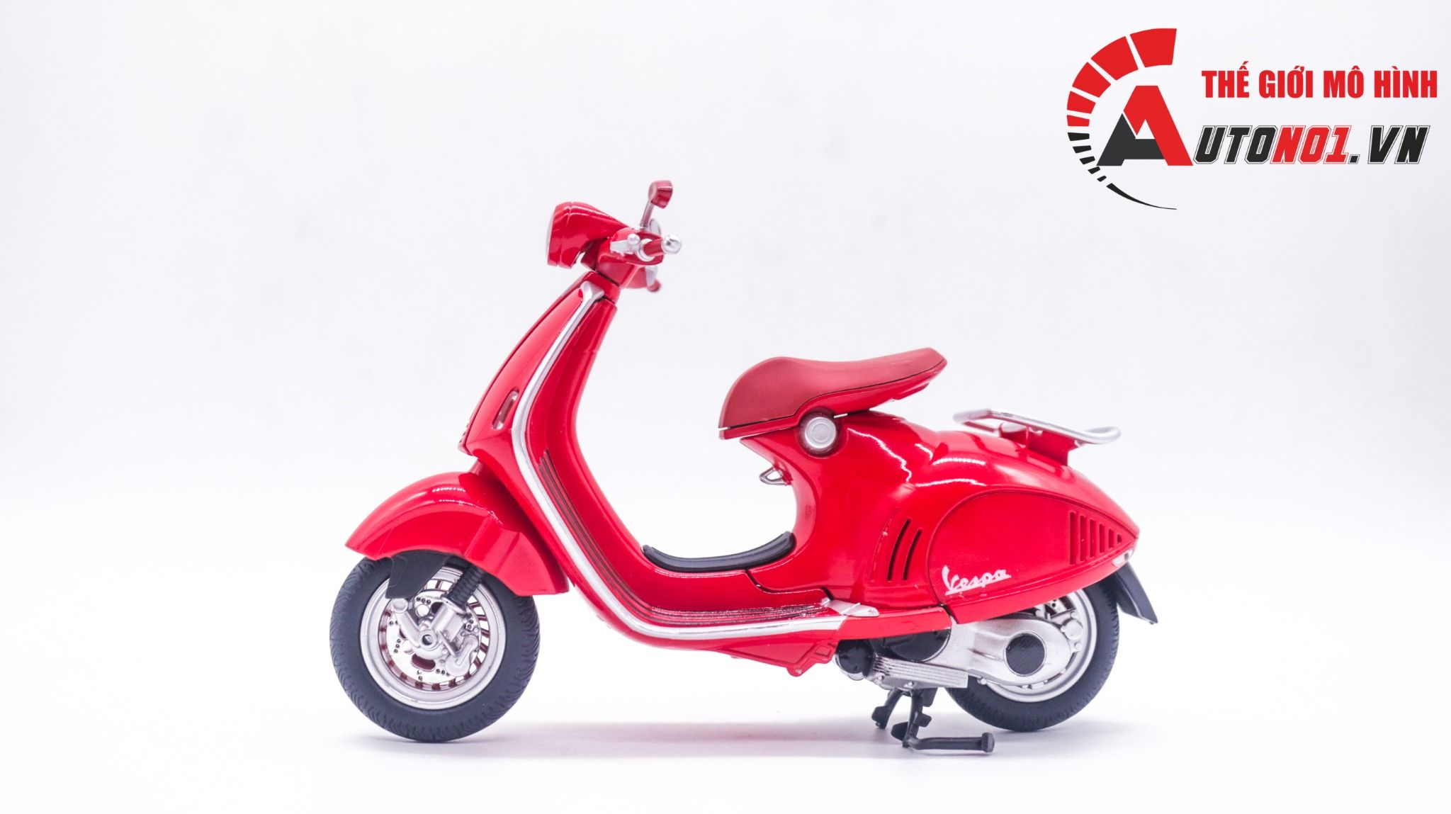  Mô hình xe Vespa 946 phiên Bản Màu Đỏ tỉ lệ 1:12 Autono1 Newray D228D 