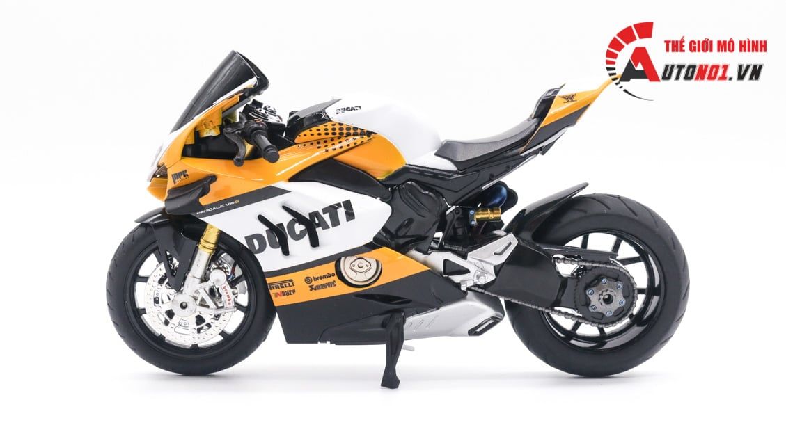  Mô hình xe độ Ducati panigale V4S Mpr Concept độ nồi tỉ lệ 1:12 Autono1 D223L 