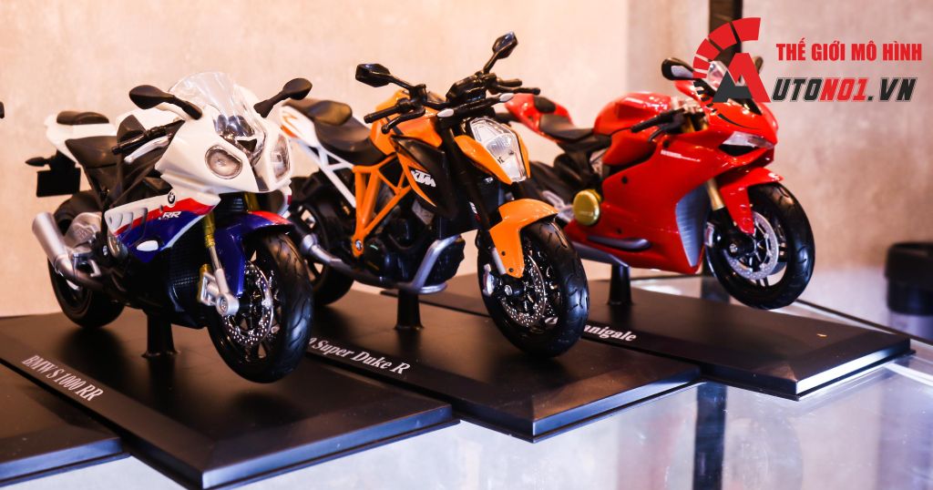 MÔ HÌNH XE KTM 1290 SUPER DUKE R ORANGE 1:12 MAISTO 6767