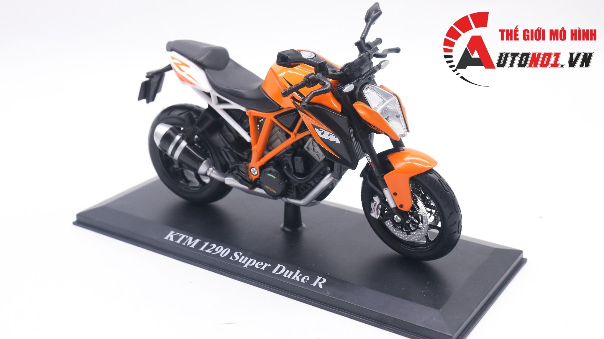  Mô hình xe Ktm 1290 Super Duke R orange 1:12 Maisto 6767 