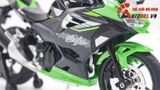  Mô hình xe Kawasaki Ninja 400 có đế tỉ lệ 1:12 Huayi Alloy MT060 