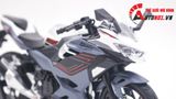  Mô hình xe Kawasaki Ninja 400 có đế tỉ lệ 1:12 Huayi Alloy MT060 