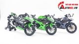  Mô hình xe Kawasaki Ninja 400 có đế tỉ lệ 1:12 Huayi Alloy MT060 