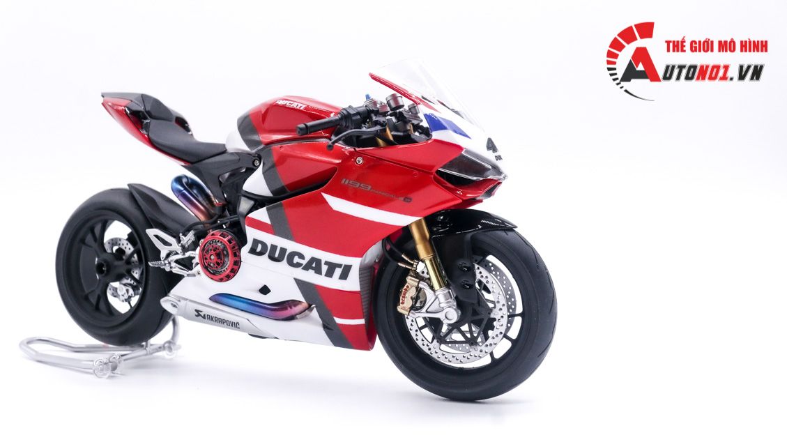  Mô hình xe cao cấp Ducati 1199 Panigale Neon Nồi Khô 1:12 Tamiya D227b 