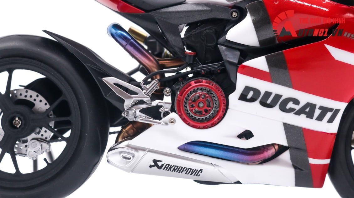  Mô hình xe cao cấp Ducati 1199 Panigale Neon Nồi Khô 1:12 Tamiya D227b 