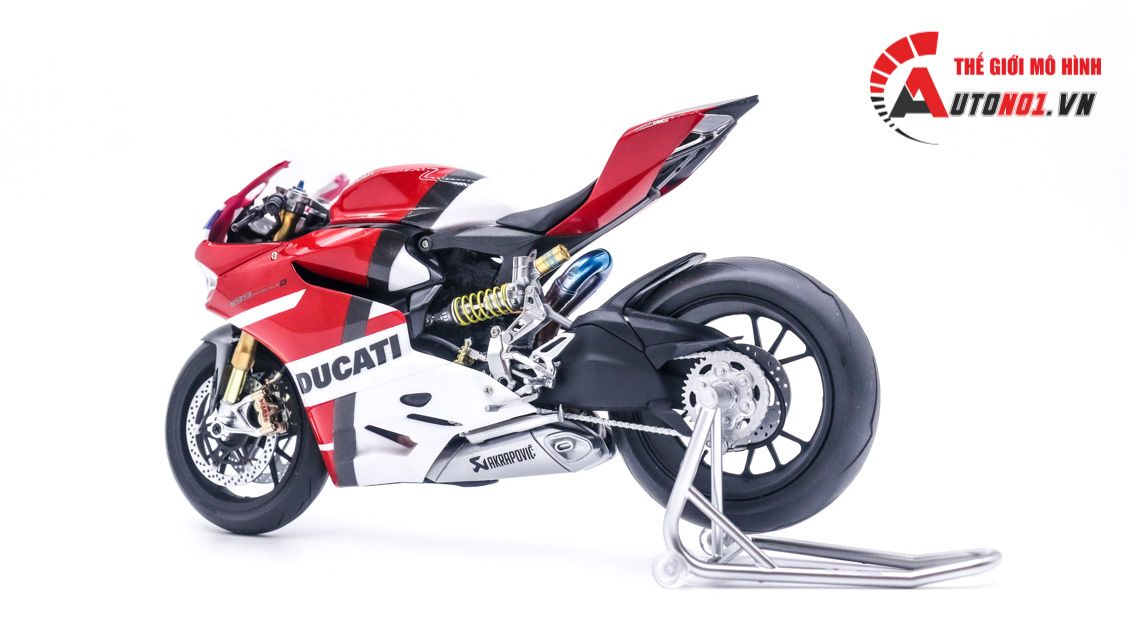  Mô hình xe cao cấp Ducati 1199 Panigale Neon Nồi Khô 1:12 Tamiya D227b 