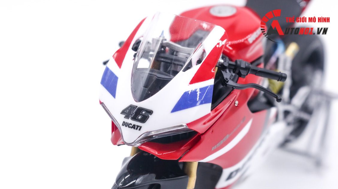  Mô hình xe cao cấp Ducati 1199 Panigale Neon Nồi Khô 1:12 Tamiya D227b 