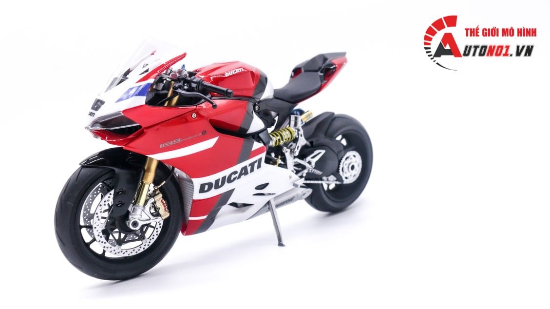  Mô hình xe cao cấp Ducati 1199 Panigale Neon Nồi Khô 1:12 Tamiya D227b 
