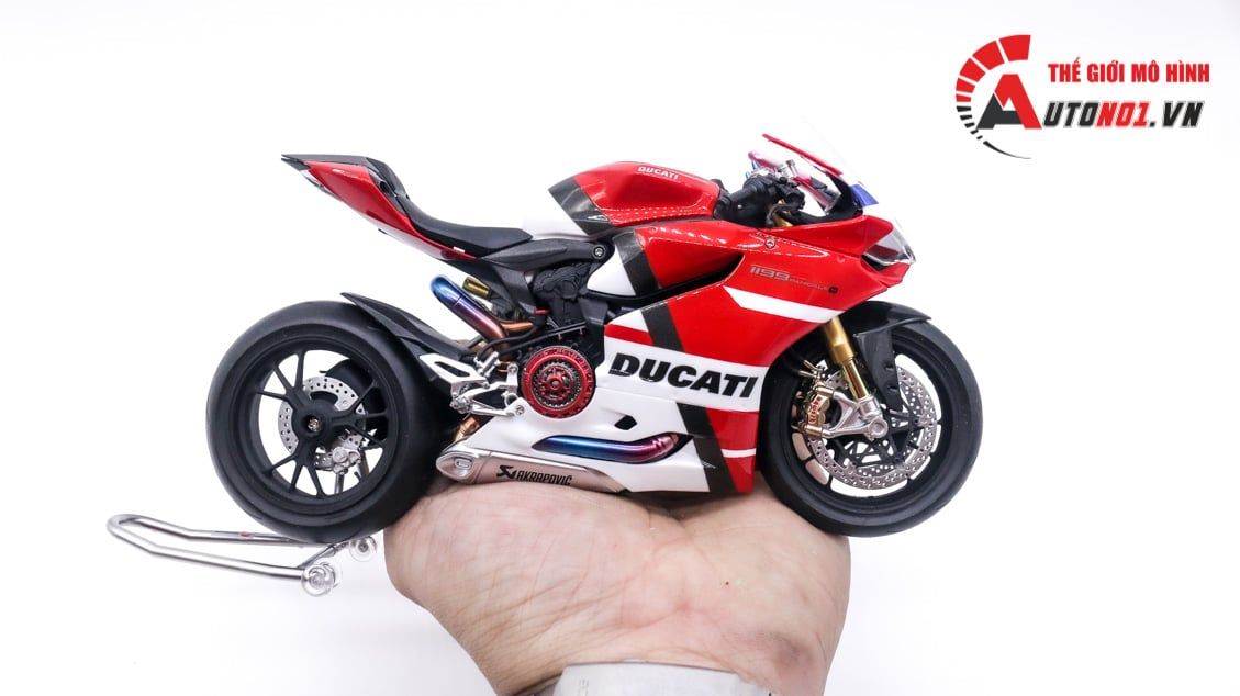  Mô hình xe cao cấp Ducati 1199 Panigale Neon Nồi Khô 1:12 Tamiya D227b 