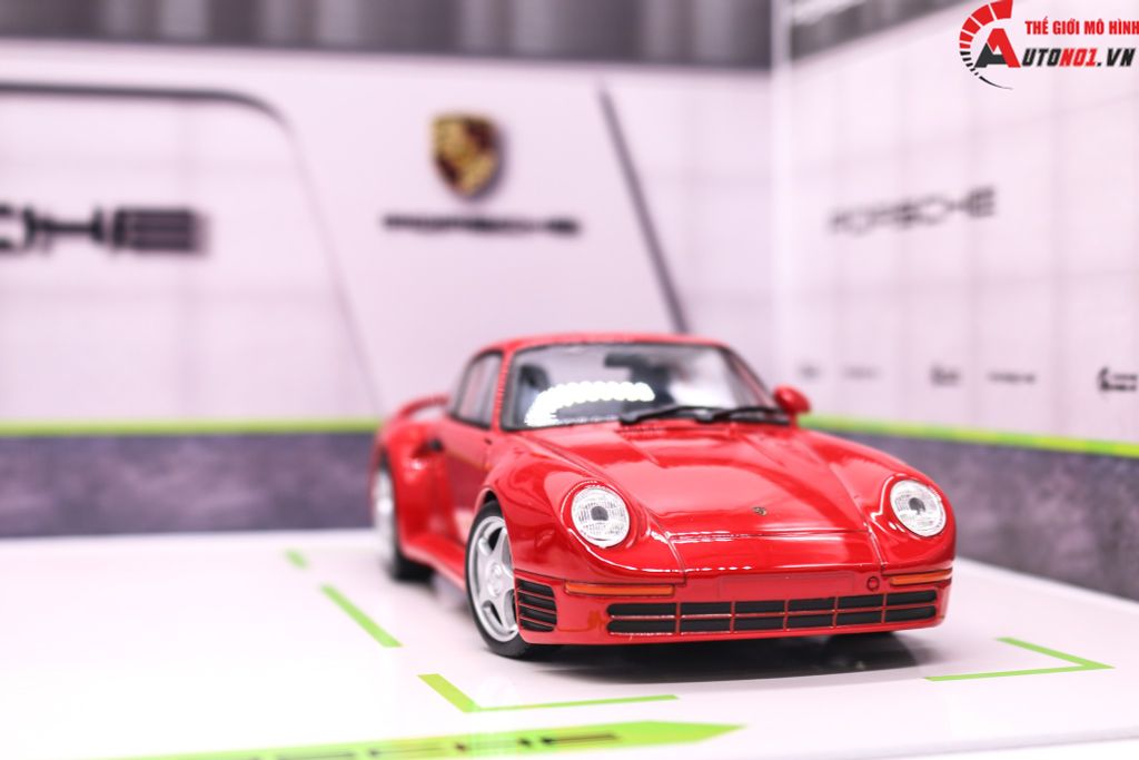 DIORAMA DECOR SHOWROOM PORSCHE 35X25X15CM 1:24 PK022