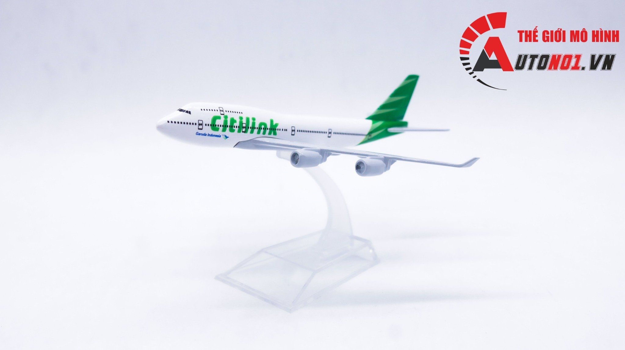  Mô hình máy bay Indonesia Citilink Airways Boeing B747 16cm MB16030 