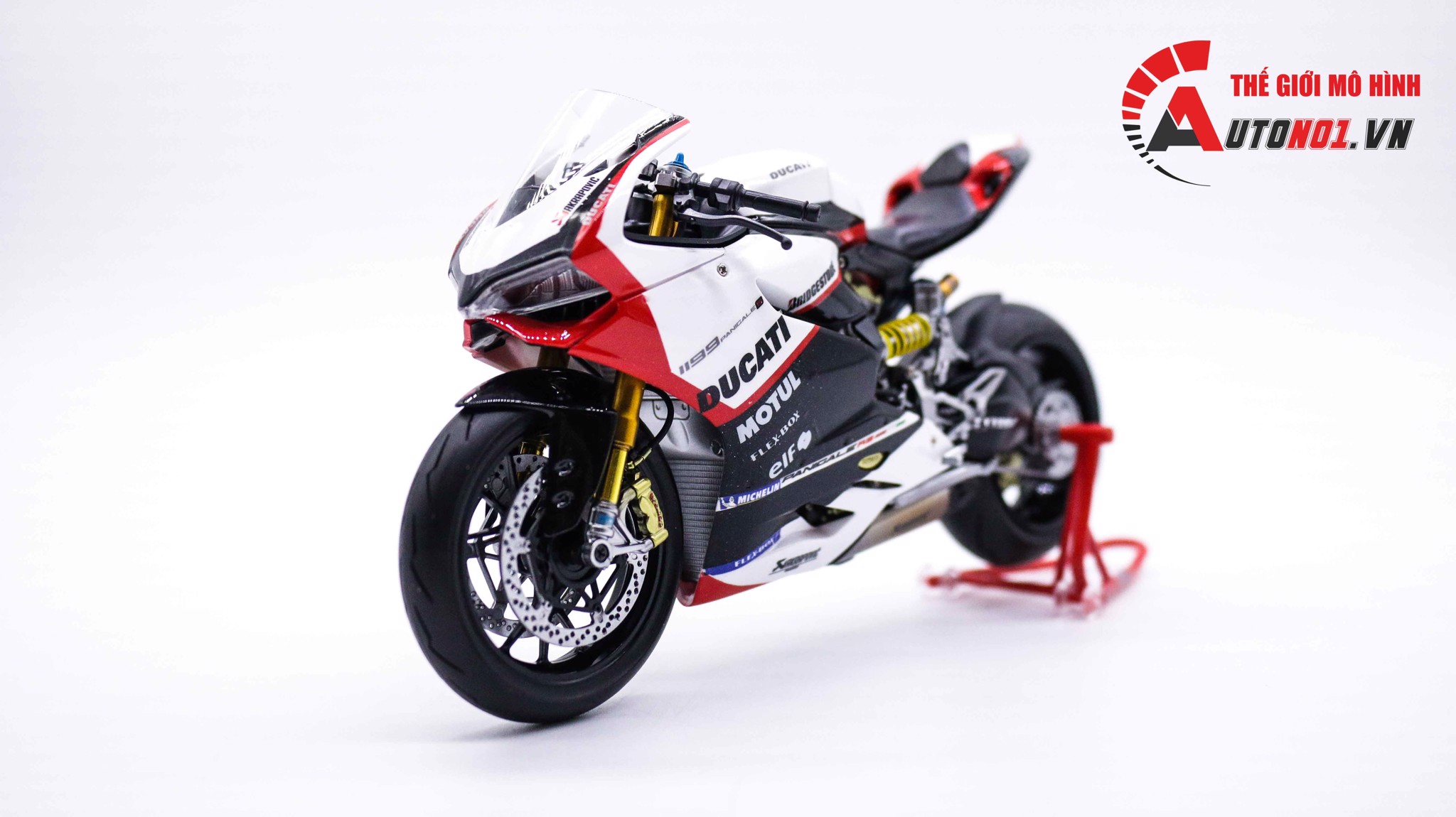 MÔ HÌNH DUCATI 1199 PANIGALE S CUSTOM AUTONO1 ANNIVERSARY NỒI KHÔ 1:12 TAMIYA D074