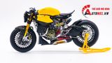  Mô hình xe cao cấp Ducati 1199 Panigale Cafe Racer yellow cao cấp nồi khô ghi đông mâm căm 1:12 Tamiya D201 