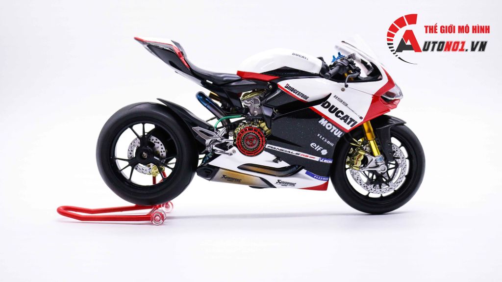 MÔ HÌNH DUCATI 1199 PANIGALE S CUSTOM AUTONO1 ANNIVERSARY NỒI KHÔ 1:12 TAMIYA D074