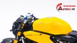  Mô hình xe cao cấp Ducati 1199 Panigale Cafe Racer yellow cao cấp nồi khô ghi đông mâm căm 1:12 Tamiya D201 